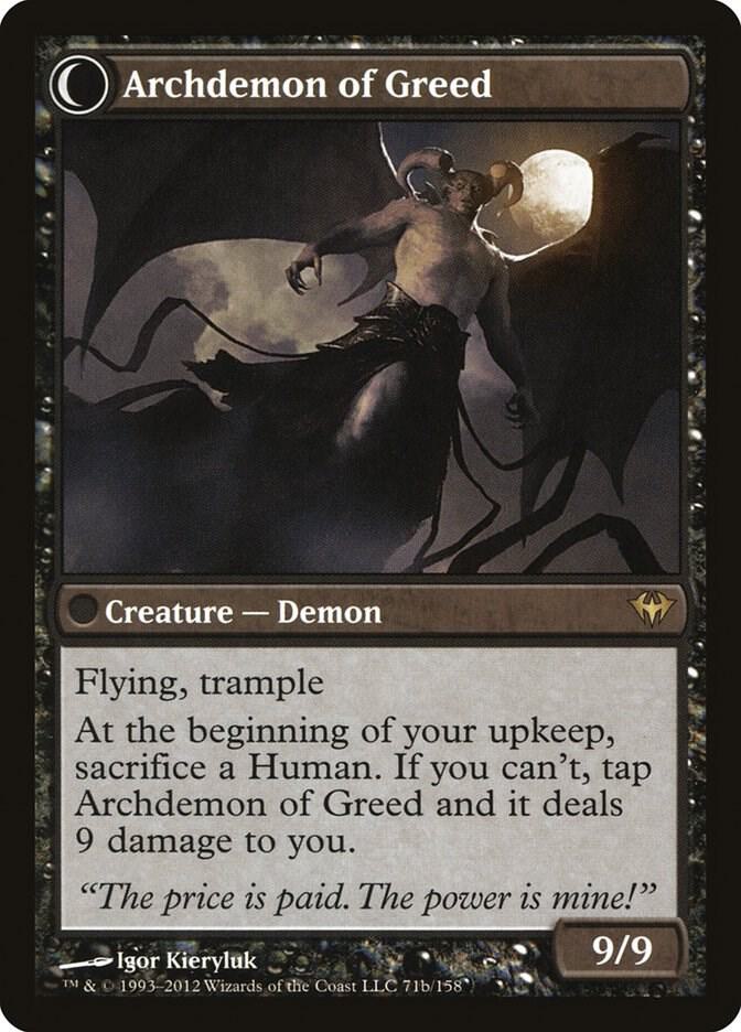 Ravenous Demon #71 FOIL Dark Ascension
