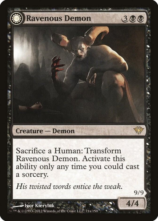 Ravenous Demon #71 FOIL Dark Ascension