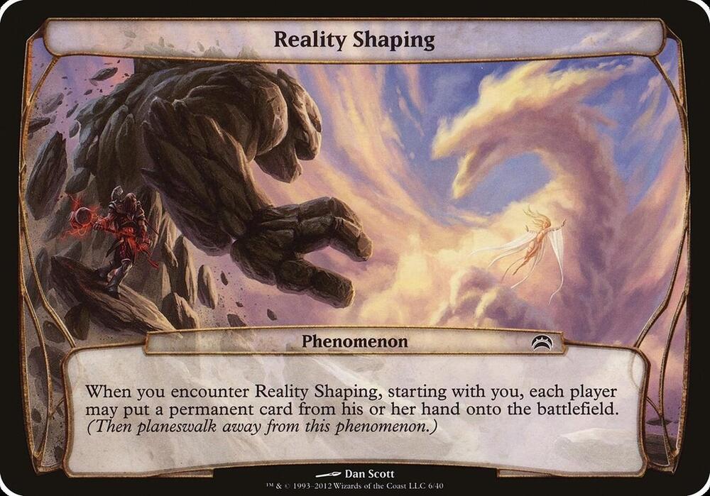 Reality Shaping #6 Planechase 2012 (Oversize Cards)