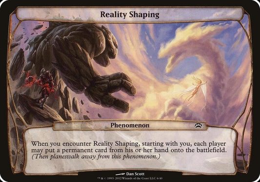Reality Shaping #6 Planechase 2012 (Oversize Cards)