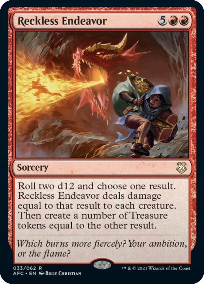 Reckless Endeavor #33 Commander: Adventures in the Forgotten Realms