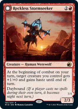Reckless Stormseeker #157 Innistrad: Midnight Hunt