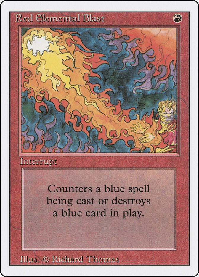 Red Elemental Blast - Revised Edition