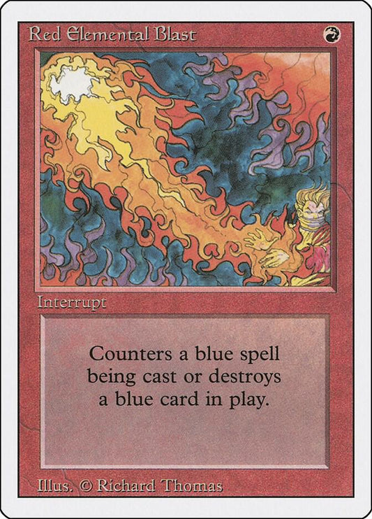 Red Elemental Blast - Revised Edition