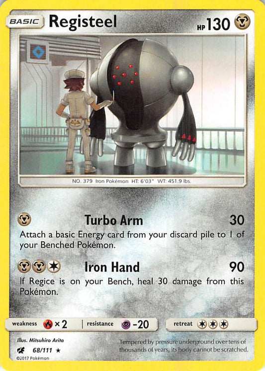 Registeel #68 FOIL Crimson Invasion