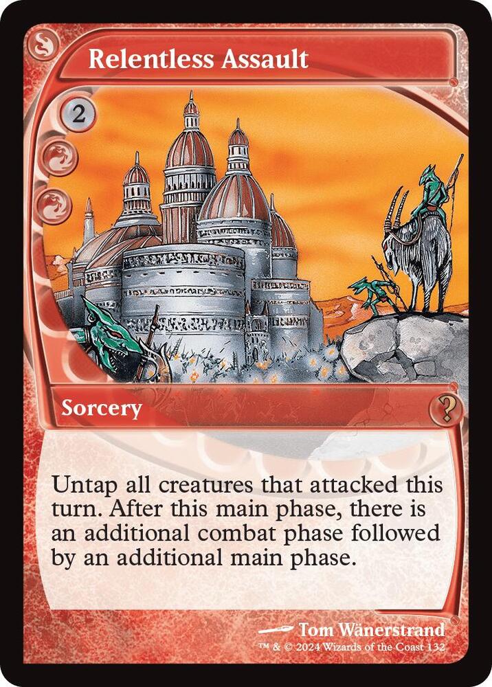 Relentless Assault #132 (Future Sight) Mystery Booster 2
