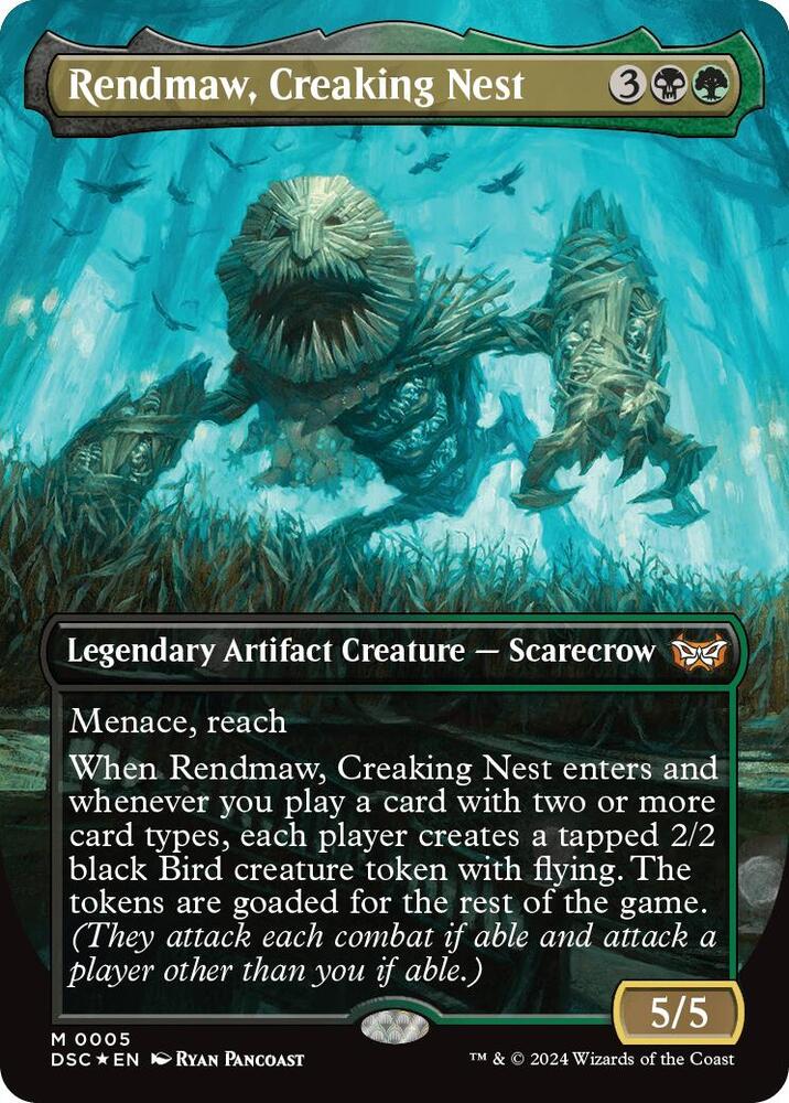 Rendmaw, Creaking Nest #5 (Borderless) Commander: Duskmourn: House of Horror