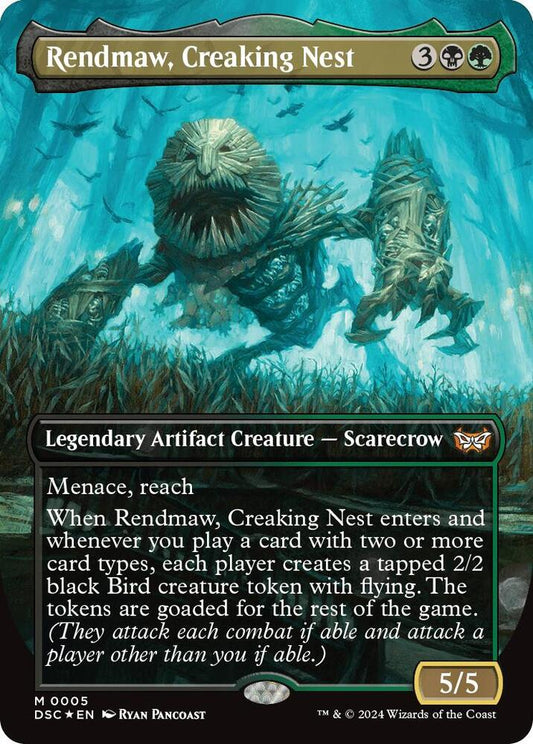 Rendmaw, Creaking Nest #5 (Borderless) Commander: Duskmourn: House of Horror