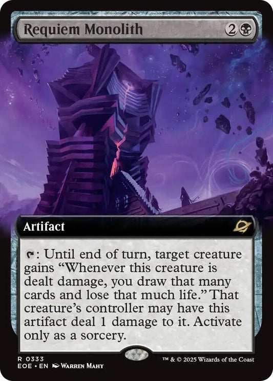 Requiem Monolith #333 (Borderless) FOIL Edge of Eternities