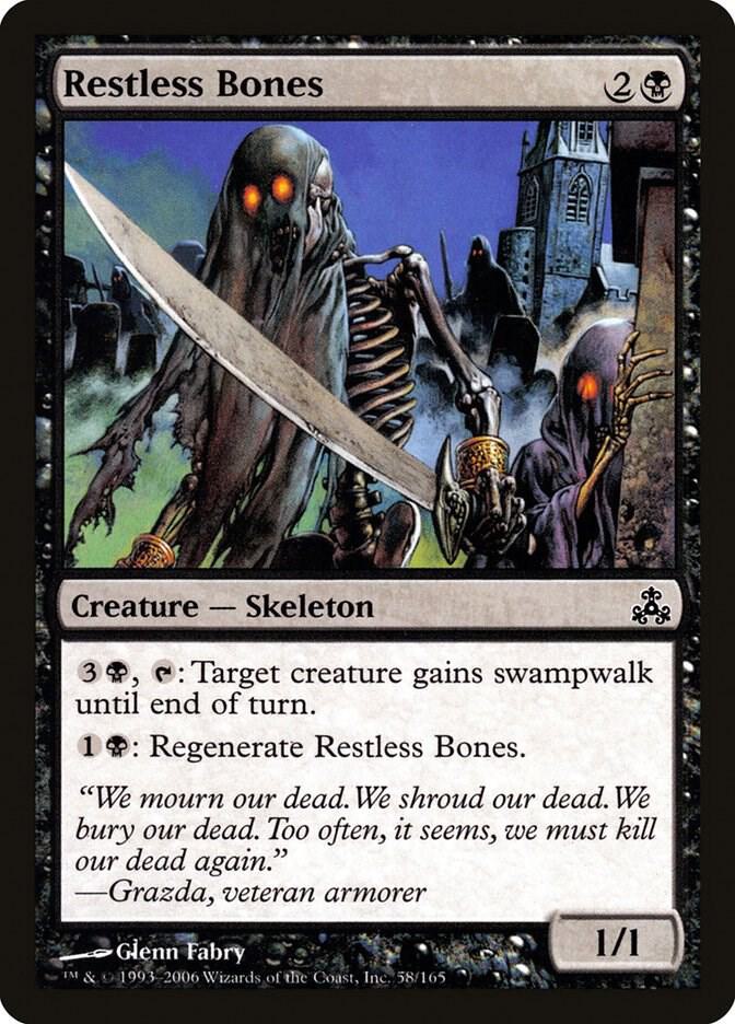 Restless Bones #58 FOIL Guildpact