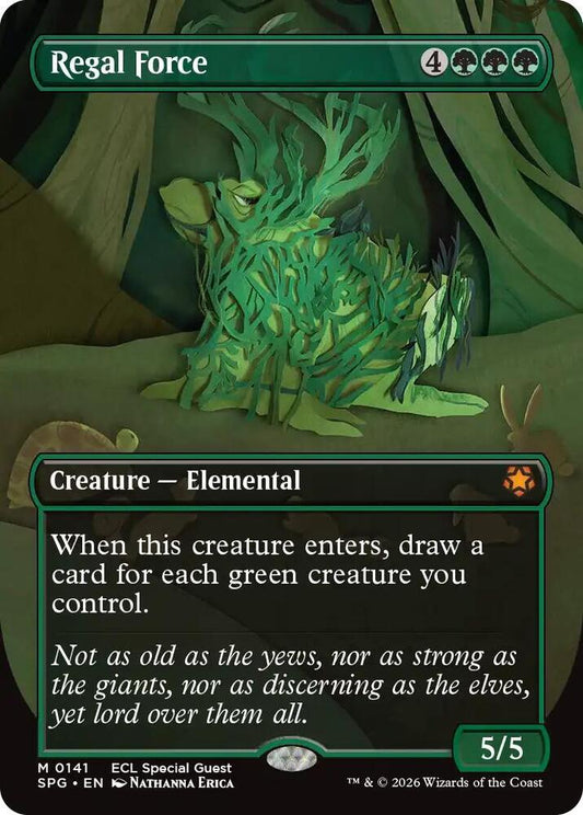 Regal Force (Borderless) #141 FOIL Special Guests