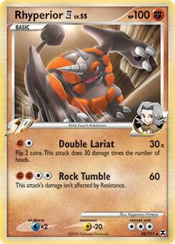 Rhyperior E4 #32 FOIL Rising Rivals Deck Exclusives