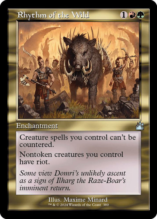 Rhythm of the Wild #380 (Retro Frame) Ravnica Remastered