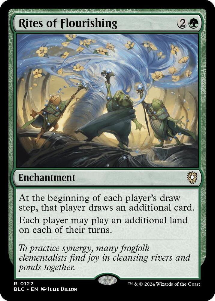 Rites of Flourishing #122 Commander: Bloomburrow