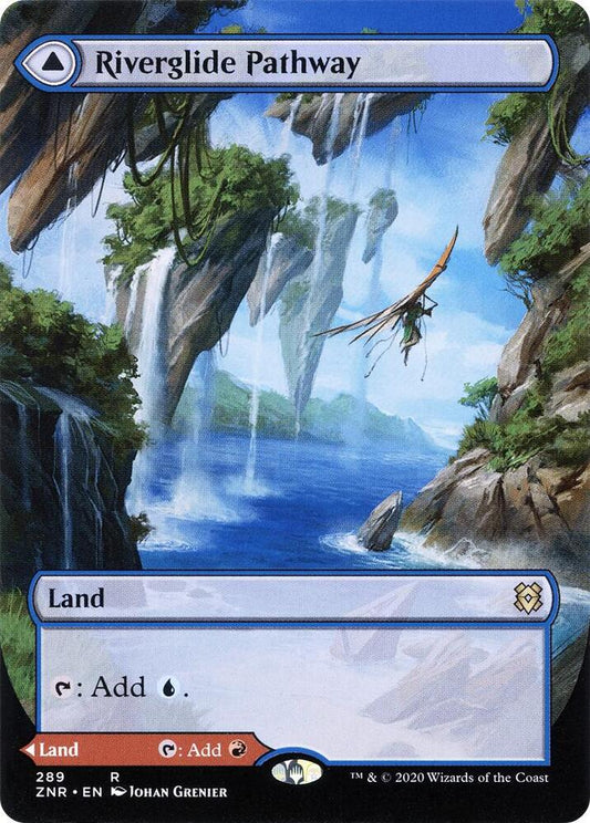 Riverglide Pathway #289 (Borderless) Zendikar Rising