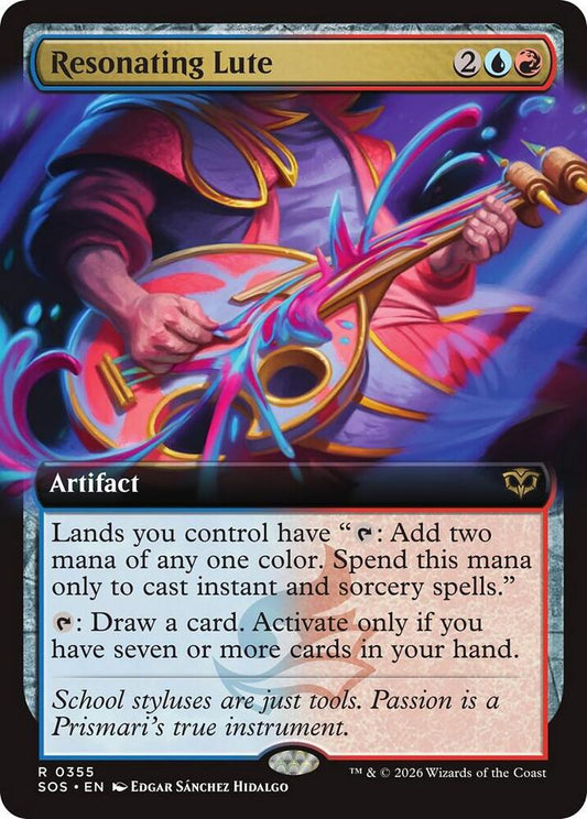 Resonating Lute (Extended Art) #355 Secrets of Strixhaven