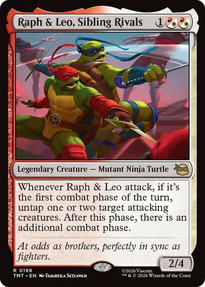 Raph & Leo, Sibling Rivals #166 Teenage Mutant Ninja Turtles