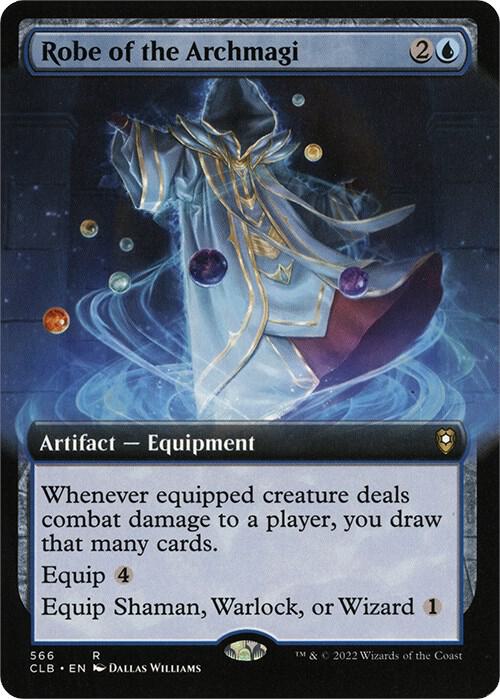 Robe of the Archmagi #566 (Extended Art) Commander Legends: Battle for Baldur's Gate