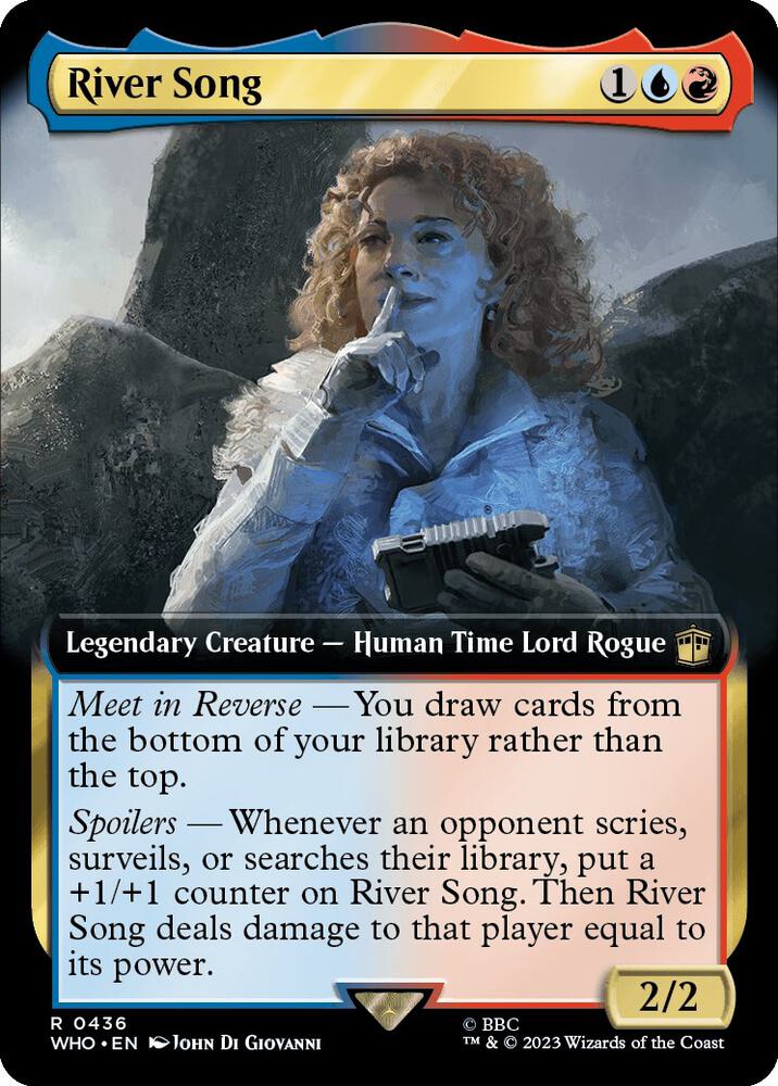 River Song (Extended Art) #436 Universes Beyond: Doctor Who