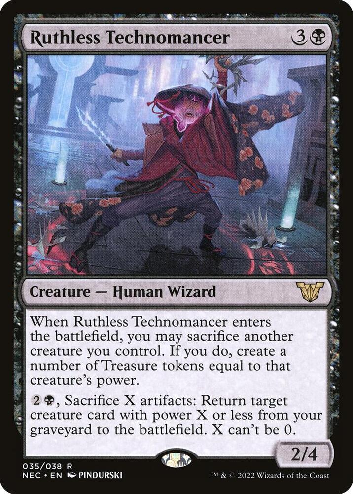 Ruthless Technomancer #35 Commander: Kamigawa: Neon Dynasty