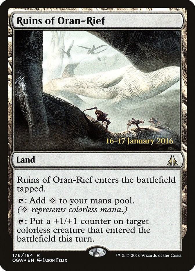 Ruins of Oran-Rief #176 FOIL Prerelease Cards (Oath of the Gatewatch)