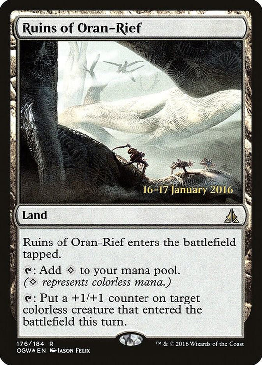 Ruins of Oran-Rief #176 FOIL Prerelease Cards (Oath of the Gatewatch)