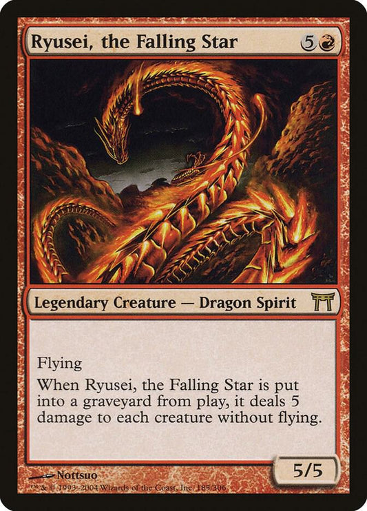 Ryusei, the Falling Star #185 Champions of Kamigawa