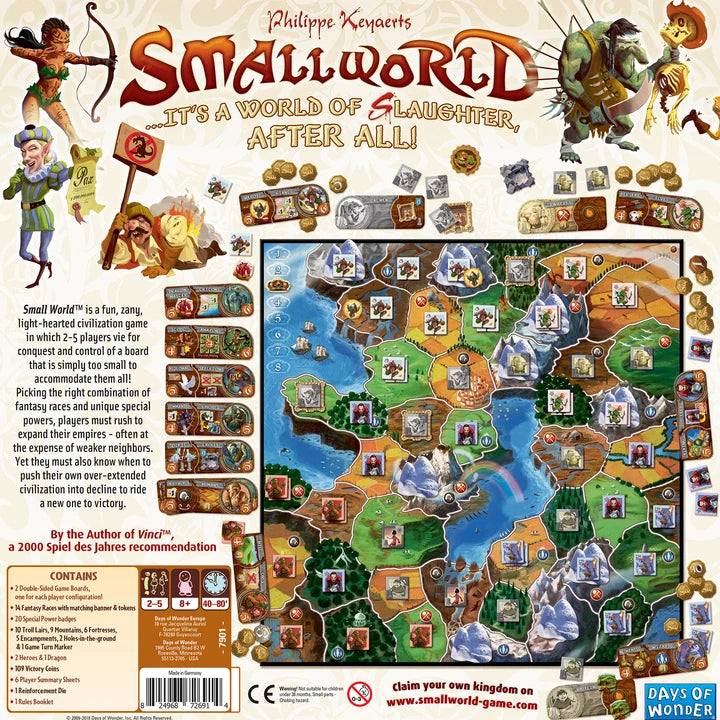 Small World: Days of Wonder NEW/SEALED