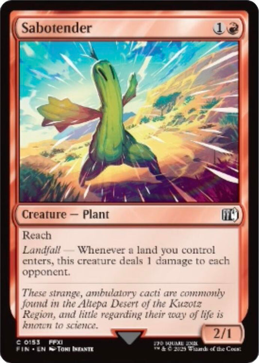 Sabotender #153 FOIL Final Fantasy