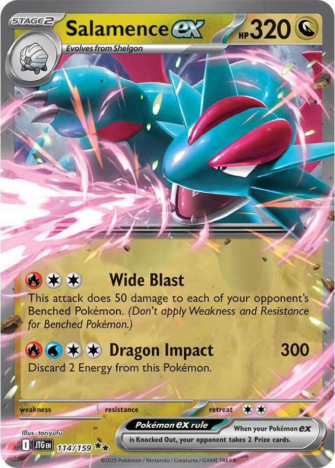 Salamence EX #114 SV09: Journey Together