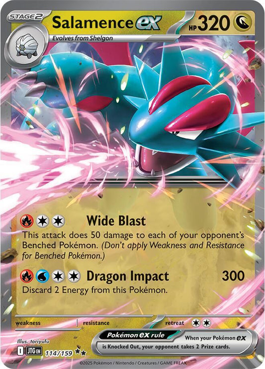 Salamence EX #114 SV09: Journey Together