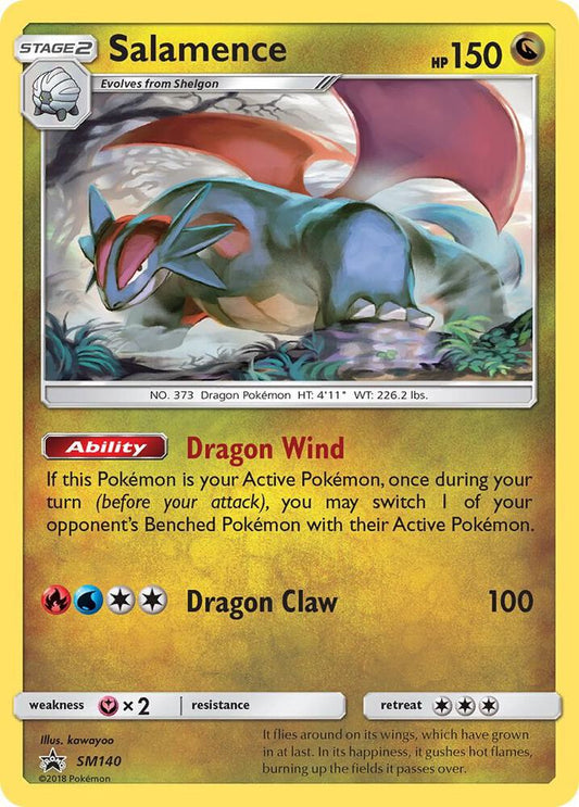Salamence #SM140 HOLOFOIL SM Promos