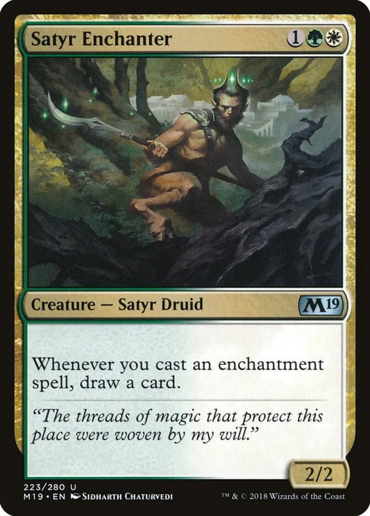 Satyr Enchanter #223 Core Set 2019