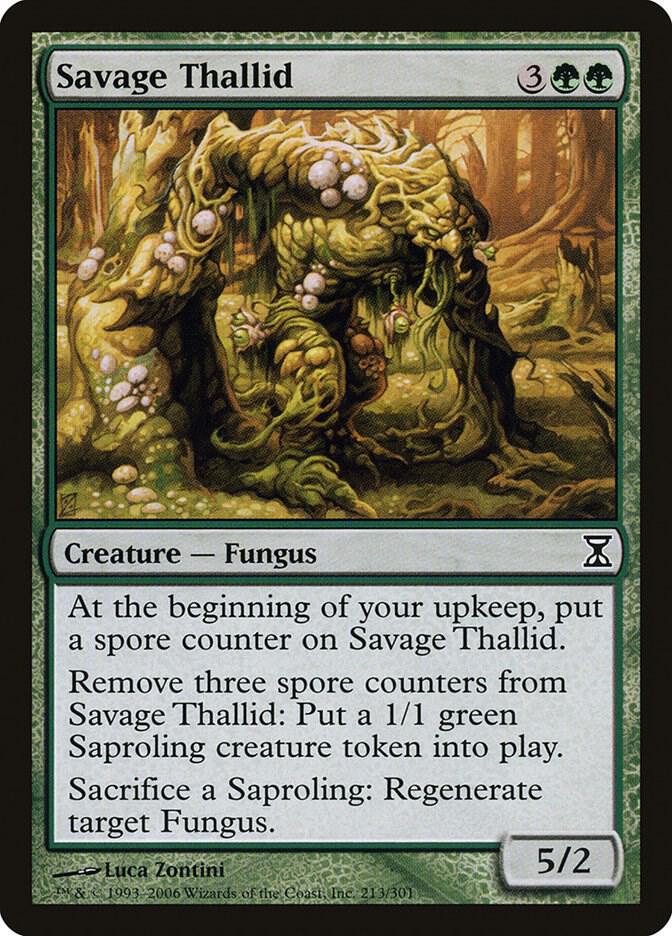 Savage Thallid #213 Time Spiral