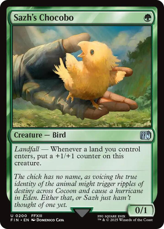 Sazh's Chocobo #200 Final Fantasy