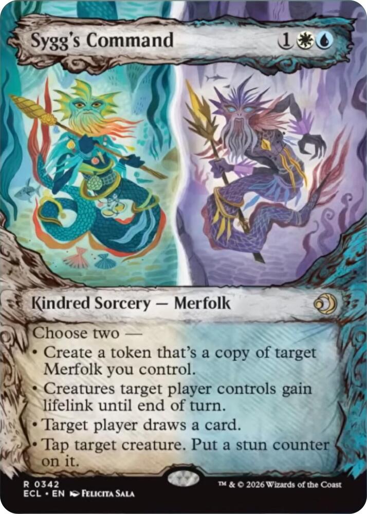 Sygg's Command (Showcase) #342 FOIL Lorwyn Eclipsed