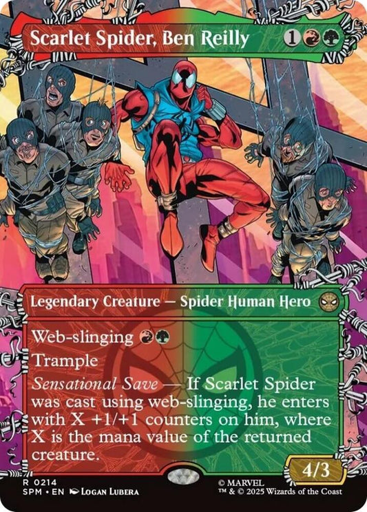 Scarlet Spider, Ben Reilly (Borderless) #214 Marvel's Spider-Man