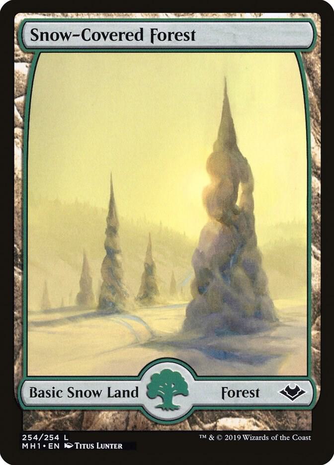 Snow-Covered Forest #254 Modern Horizons