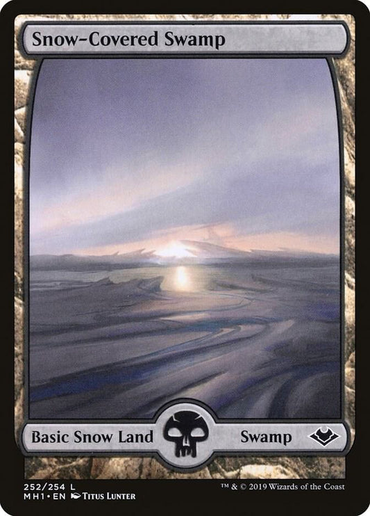 Snow-Covered Swamp #252 Modern Horizons