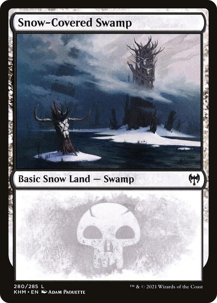 Snow-Covered Swamp #280 FOIL Kaldheim