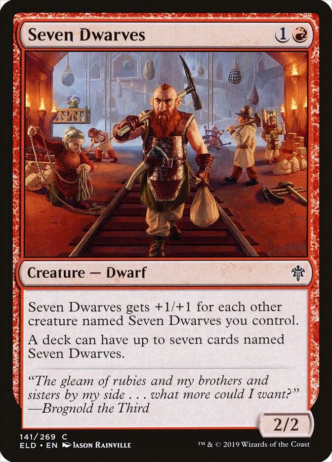 Seven Dwarves #141 Throne of Eldraine