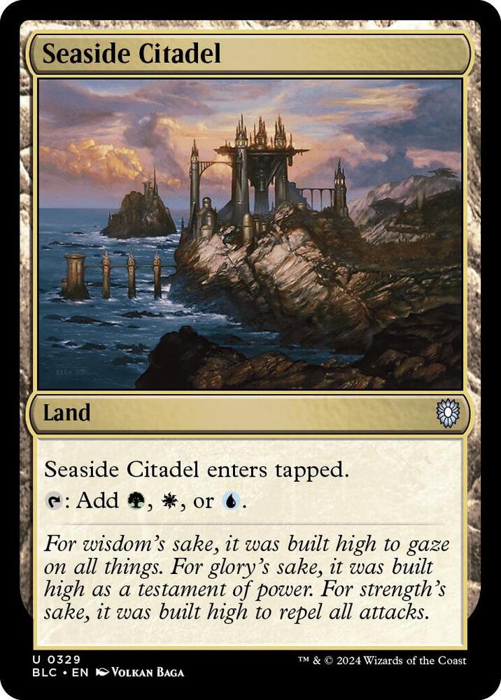 Seaside Citadel #329 Commander: Bloomburrow