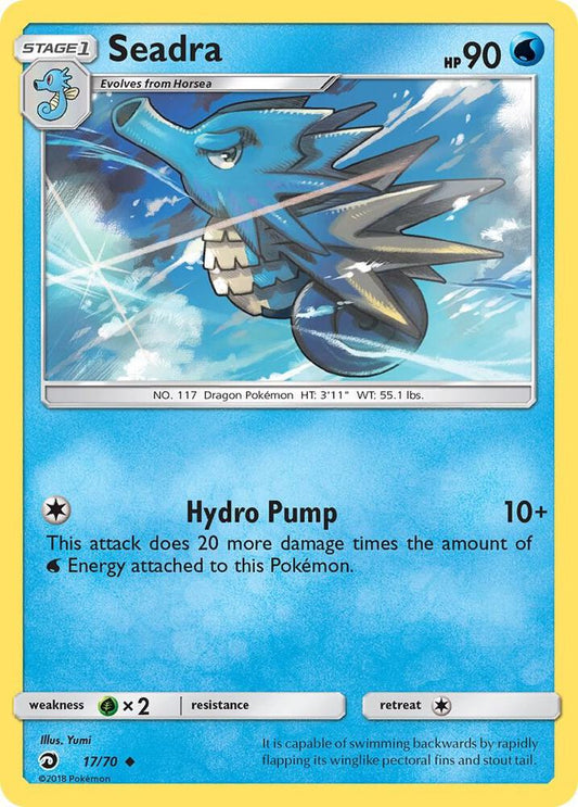 Seadra #17 REVERSE HOLOFOIL Dragon Majesty