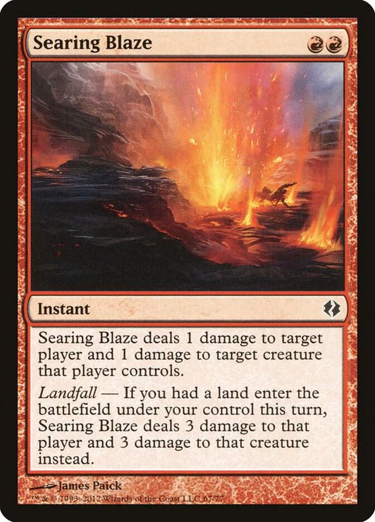 Searing Blaze #67 Duel Decks: Venser vs. Koth