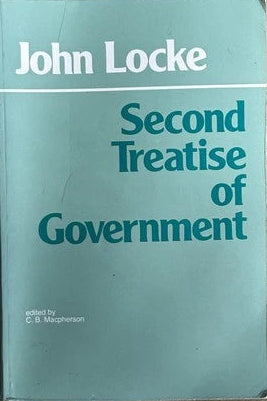 Second Treatise of Government - Locke, John (89th Printing, 1980)