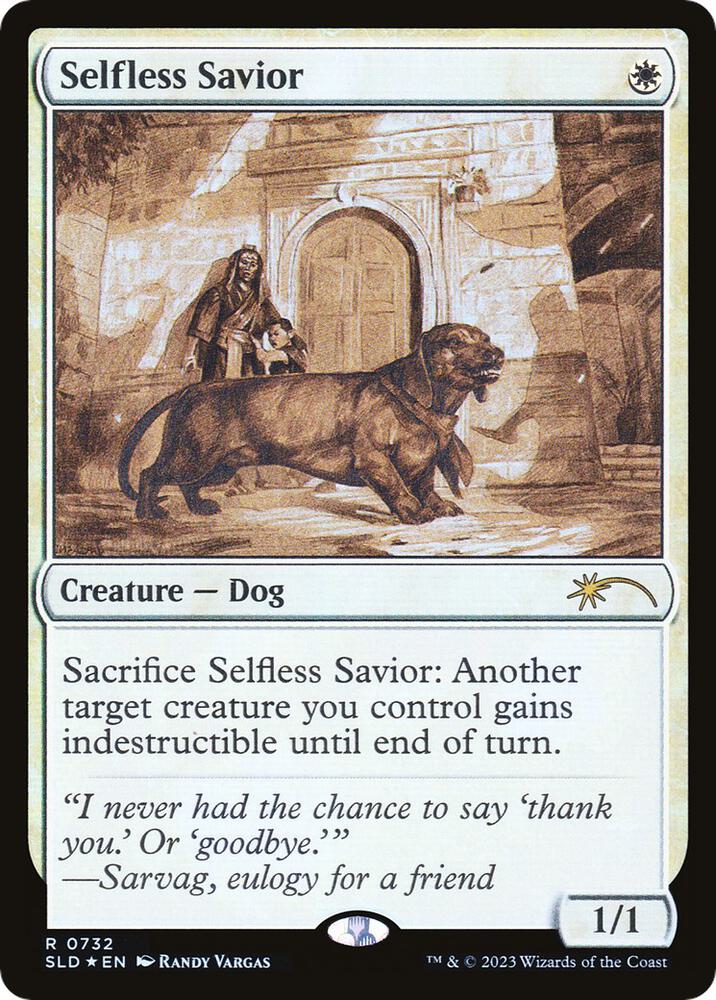 Selfless Savior (Sketch Showcase) #732 Secret Lair Drop Series