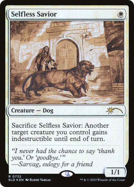 Selfless Savior (Sketch Showcase) #732 Secret Lair Drop Series