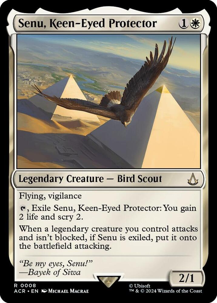 Senu, Keen-Eyed Protector #8 Universes Beyond: Assassin's Creed