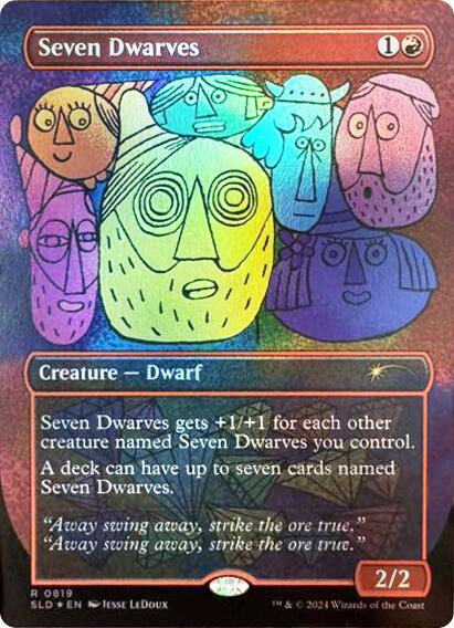 Seven Dwarves #819 FOIL Secret Lair Drop Series