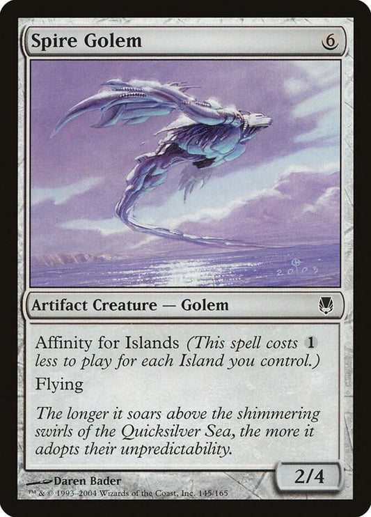 Spire Golem #145 FOIL Darksteel